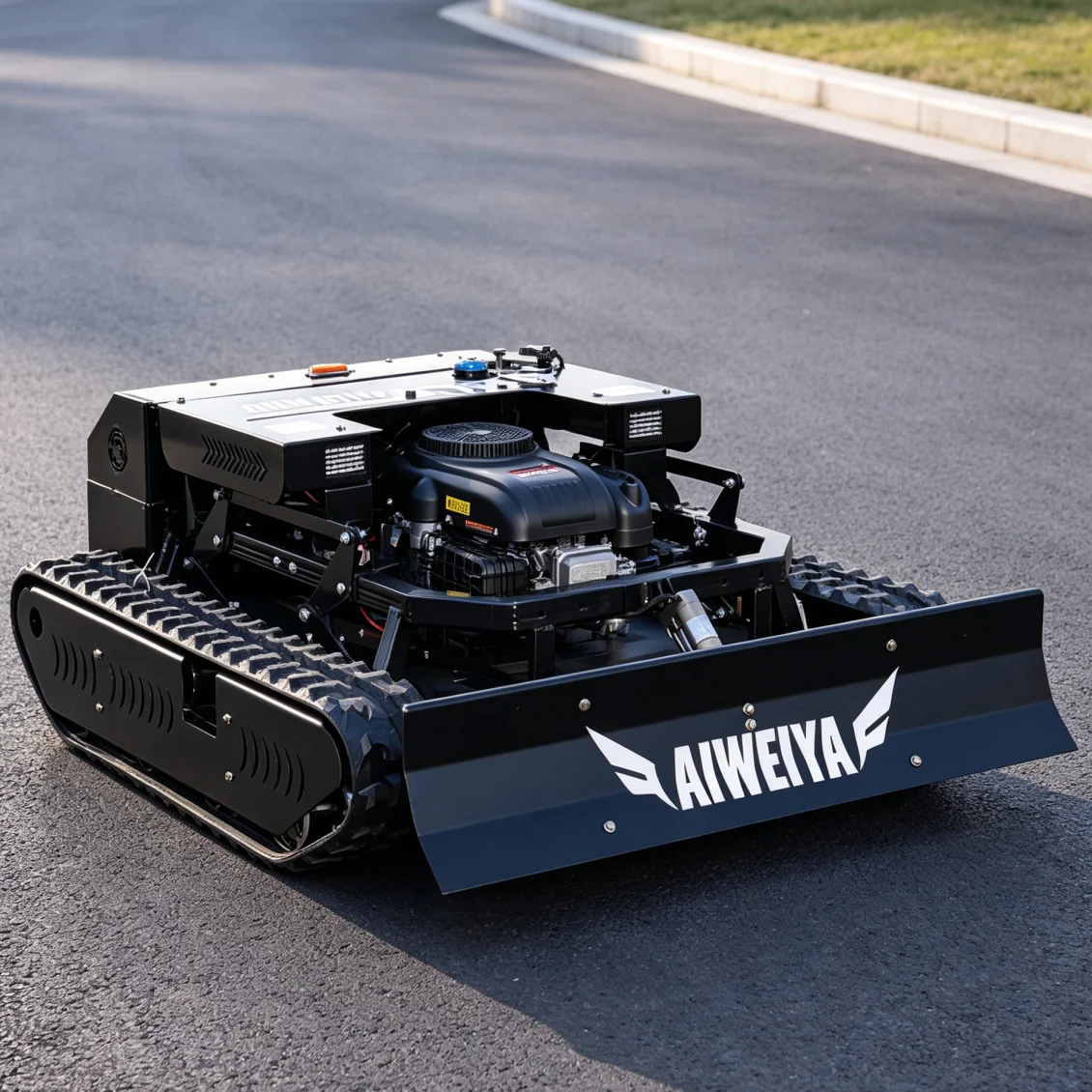 Customized Lawn Mower On Radio Control Gas Powered RC Mower Crawler Type For Outdoor Farm Garden Rough Grass Trimming Job