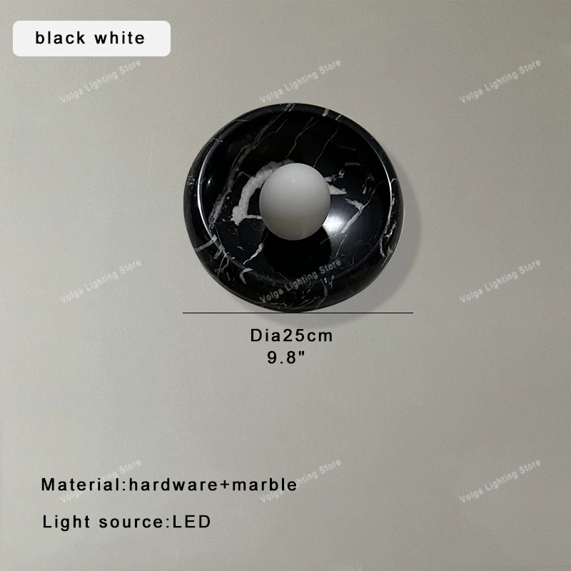 Pink Green White Texture Natural Jade Marble Wall Lamps Led Home Decoration Living Background Light Fixture Decor Decor Lights