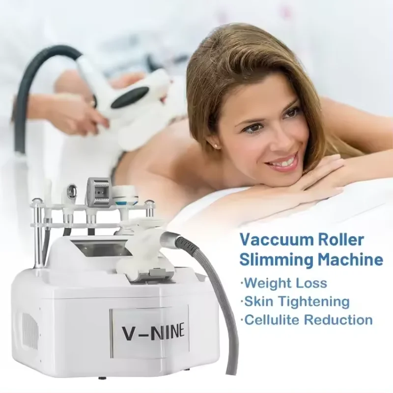 Standing V9 ABS Vacuum Roller Massage System Multi-Plug Compatible Physical Therapy Removal Skin Tightening Body Sculpting