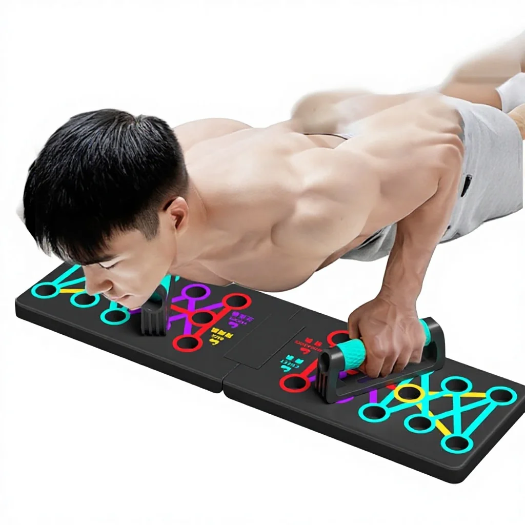 English-style Russian Push-Up Stand Training Board Multifunctional Support Aid Home Use Fitness Exercise