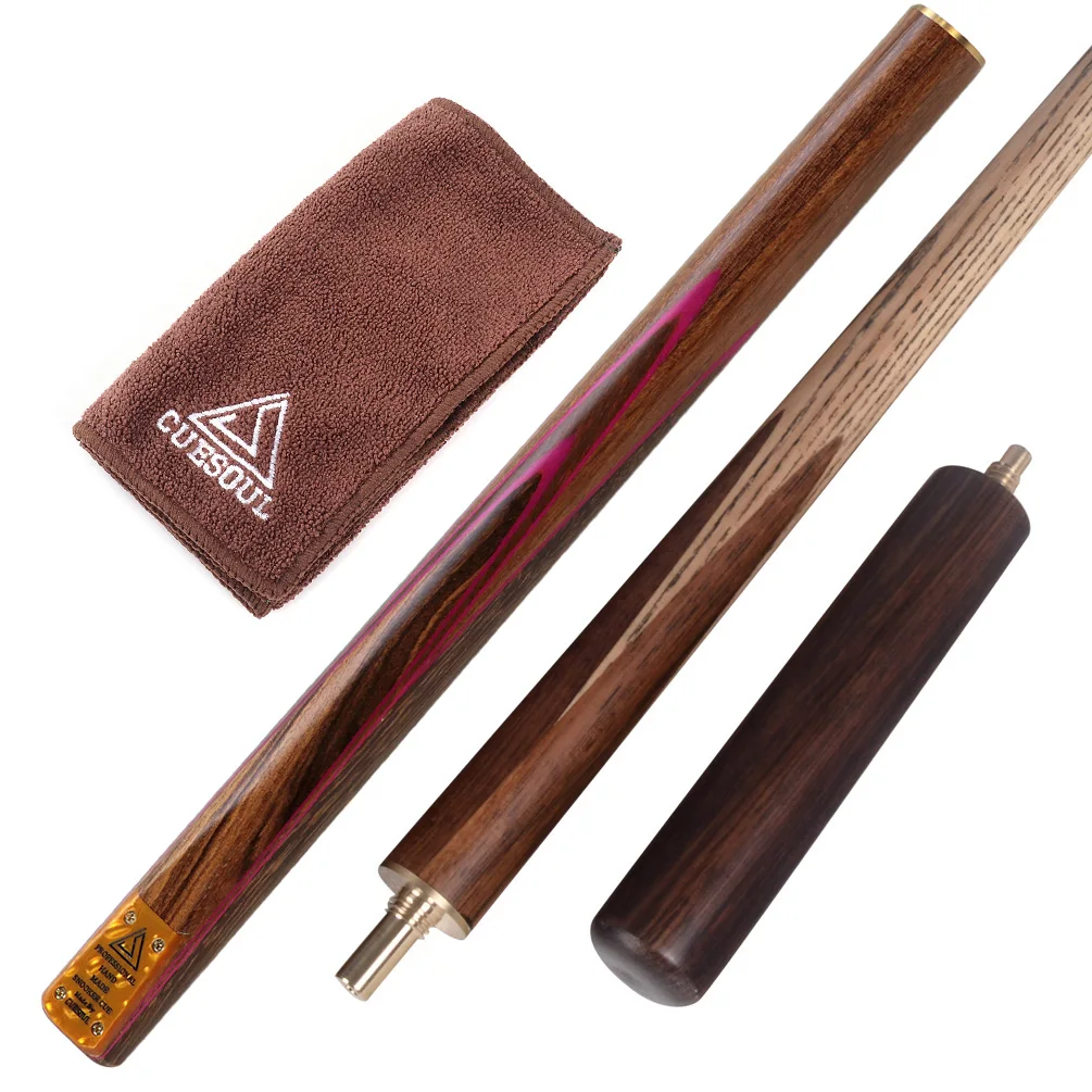 

CUESOUL 57-1/4 Inch Walnut 3/4 Piece Snooker Cue-18oz