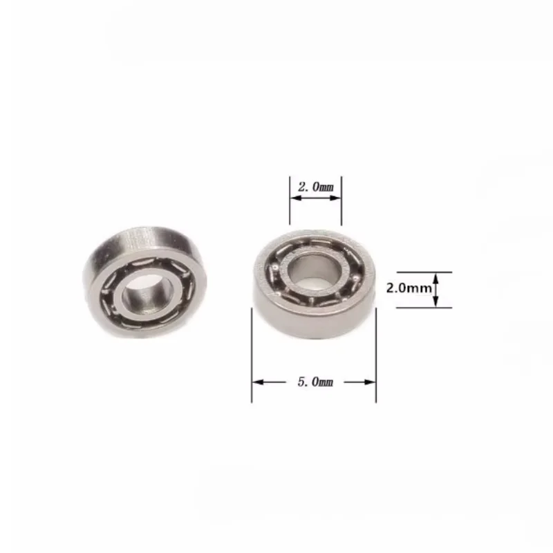 10pcs Handpiece Dental bearing SMR52 2x5x2mm 440C stainless steel bearings MR52 50000rpm no heating 2*5*2 mm