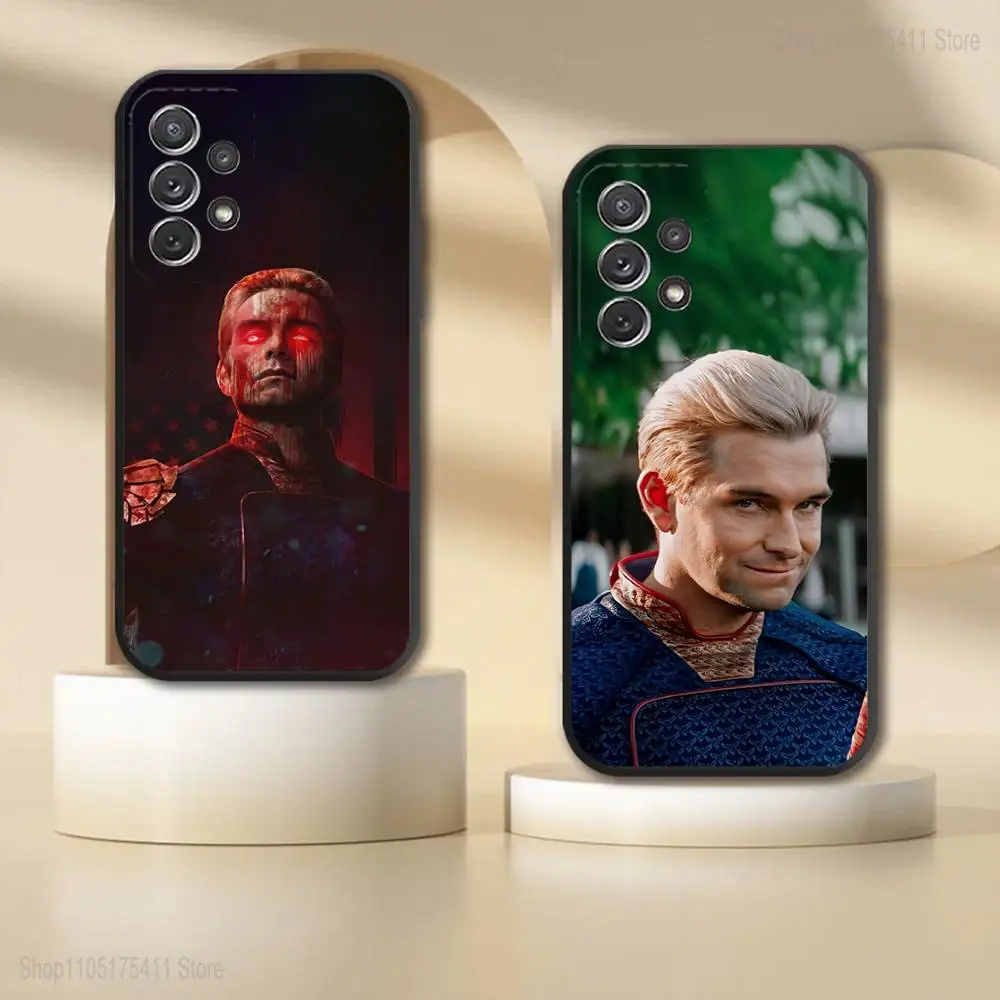 

H-Homelander the B-boys For Samsung S 25,24,23,22,30,21,10,9,Ultra,Plus,Lite,FE,4,5G Black Soft Case Phone Case