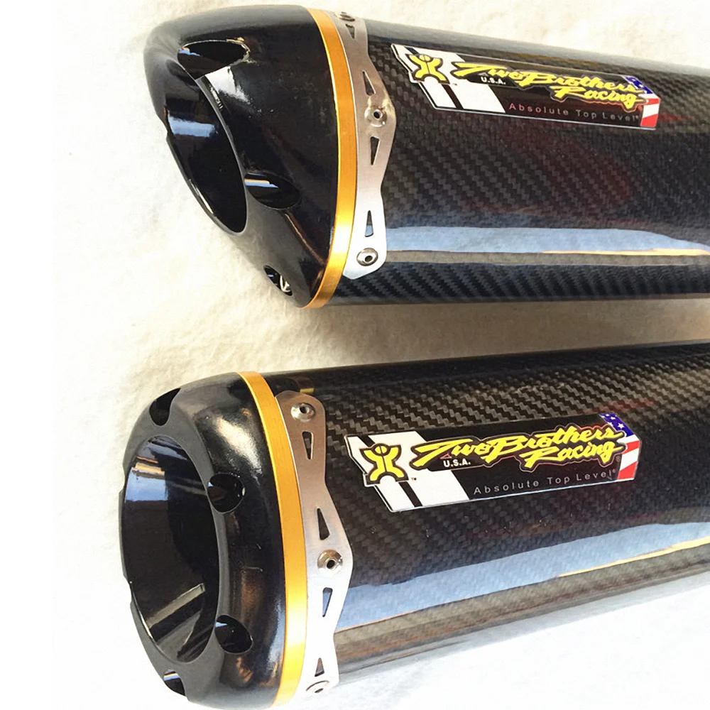 2 قطعة لشخصين سباق شعار العادم ملصق كاواساكي هوندا ياماها سوزوكي دراجة نارية اكسسوارات DB القاتل الهروب كاب M R1 #6