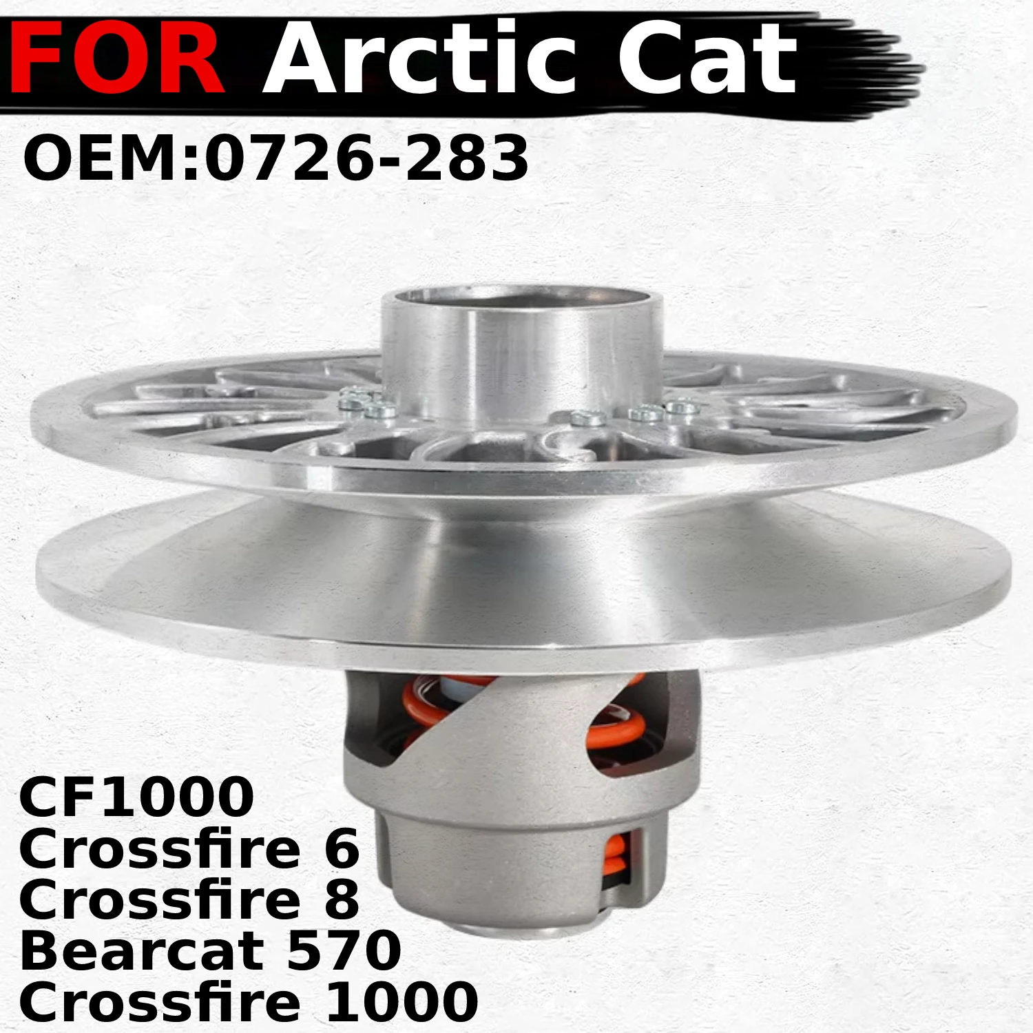 

0726-283 Motorcycle Rear Primary Drive Clutch Drum For Arctic Cat Crossfire 6 / 8 / 1000 / CF1000 EFI International LE Sno Pro