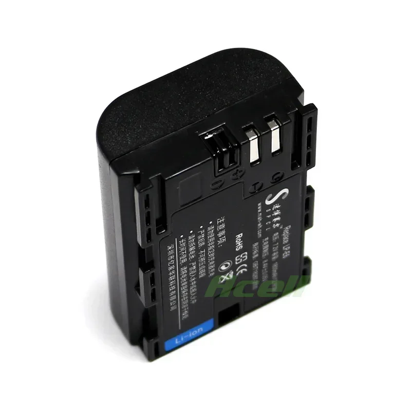 Baterai LP-E6 untuk kamera Canon EOS R7 R6 R5C R5 Ra R R6 Mark II 6D 7D Mark II 5D Mark IV XC10 XC15 pengganti LP-E6NH