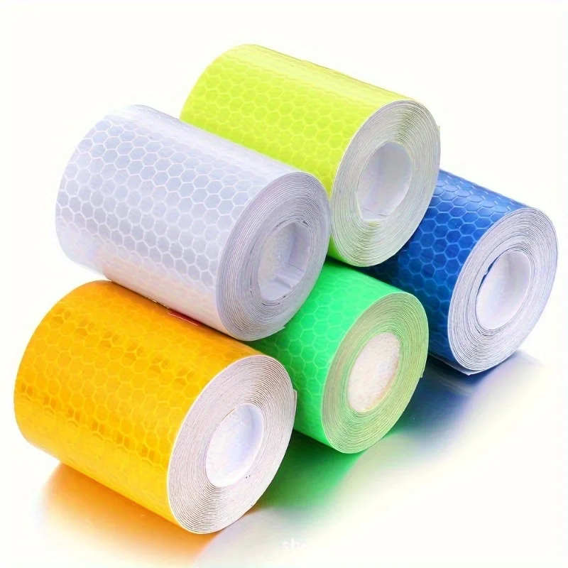 Car Reflective Tape Auto Safety Warning Sticker Reflector Protective Tape Strip Film For Trucks Auto Motorcycle Stickers