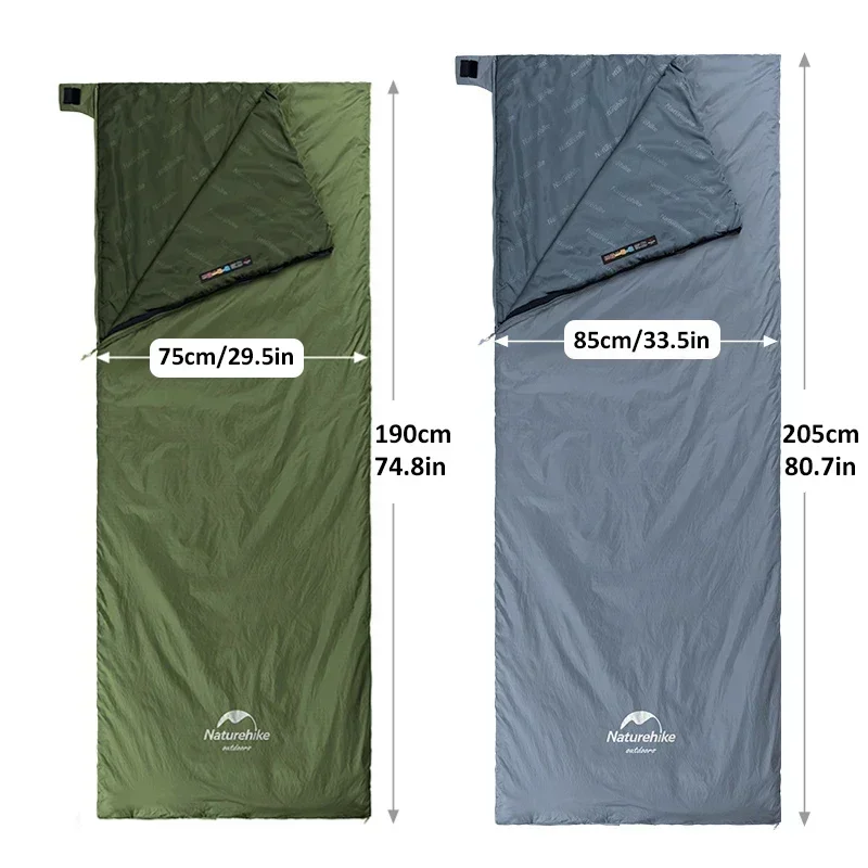 Naturehike Lw180 Outdoor Sleeping Bag Ultralight Cotton Sleeping Bag Spring Summer  Bag Hiking Camping  Bags