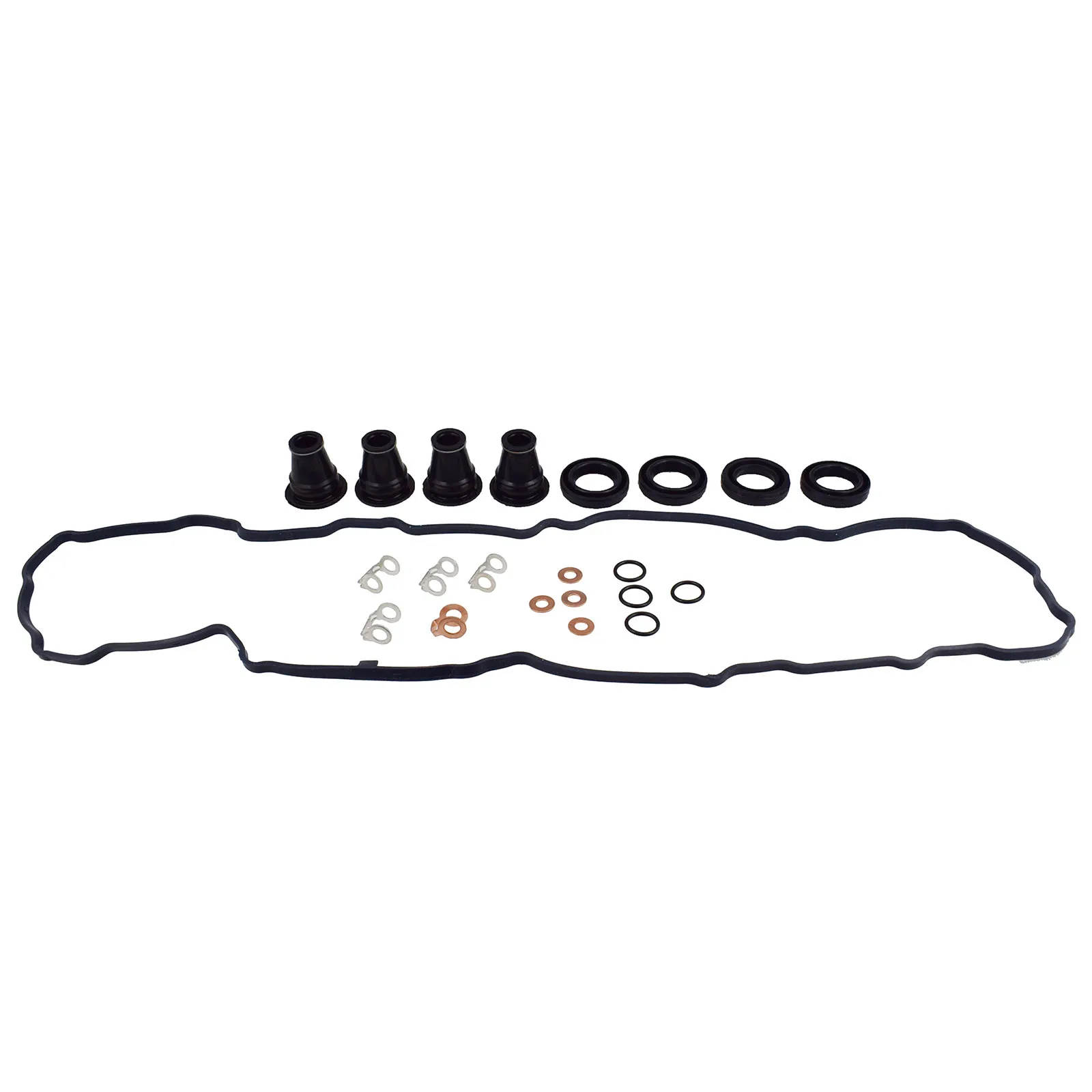 Valve Rocker Cover Gasket Injector Washers Seal For Nissan Navara D40 Pathfinder R51 YD25 YD25DD 13276-BN801 13276-6J900
