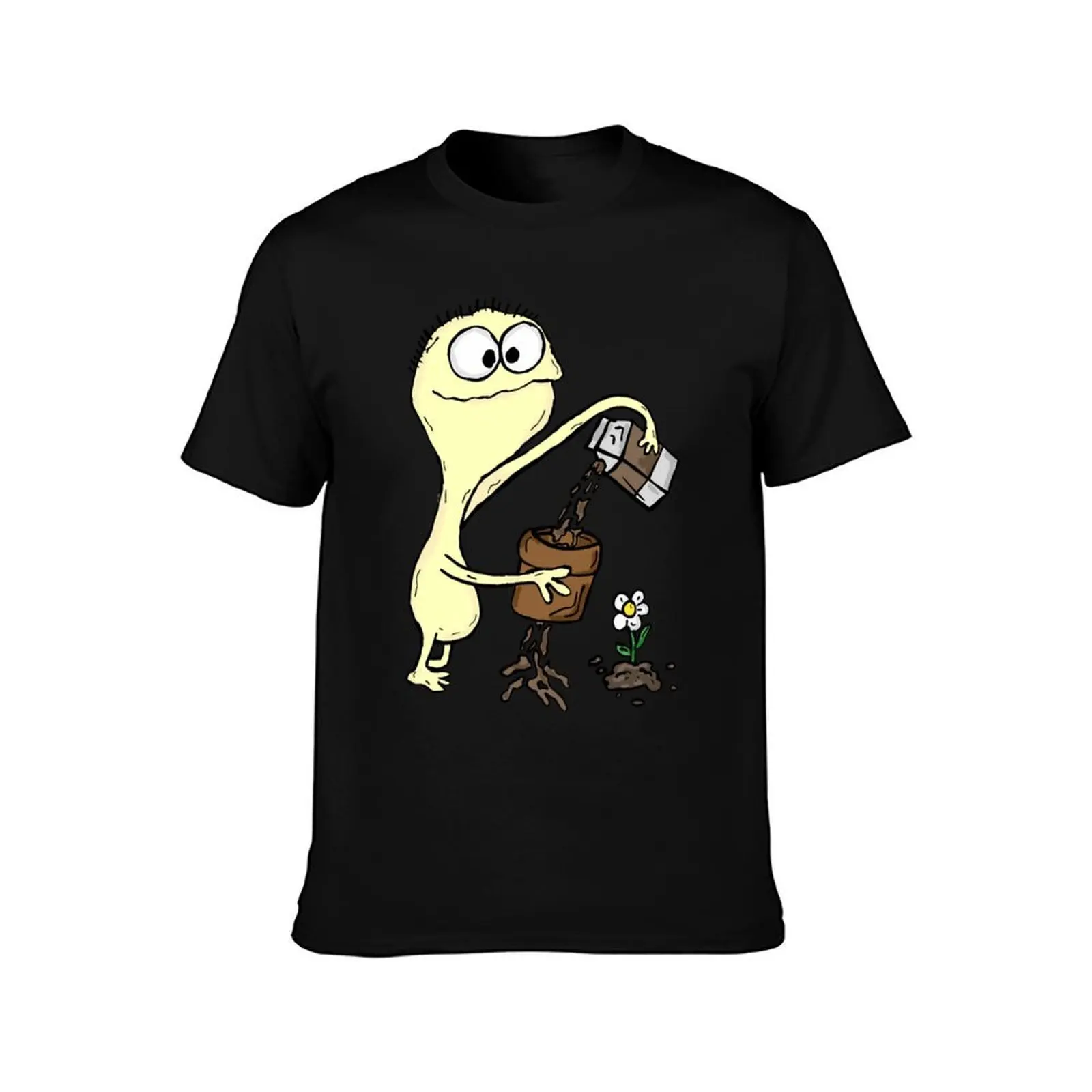Cheese Spilling Chocolate Milk - Foster's Home for Imaginary Friends T-Shirt, Summer Casual Cotton Tee, Vintage Graphic Print