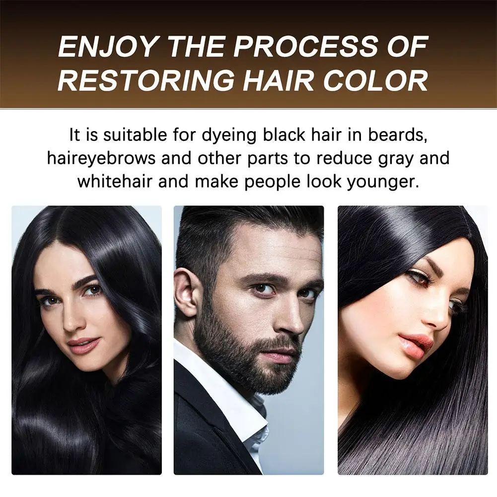 Black Polygonum Shampoo Shampoo Sabonete, Shampoo Sabonete em Barra, Tintura Cinza para Cobrir G3s8, Soug Hair, Novo