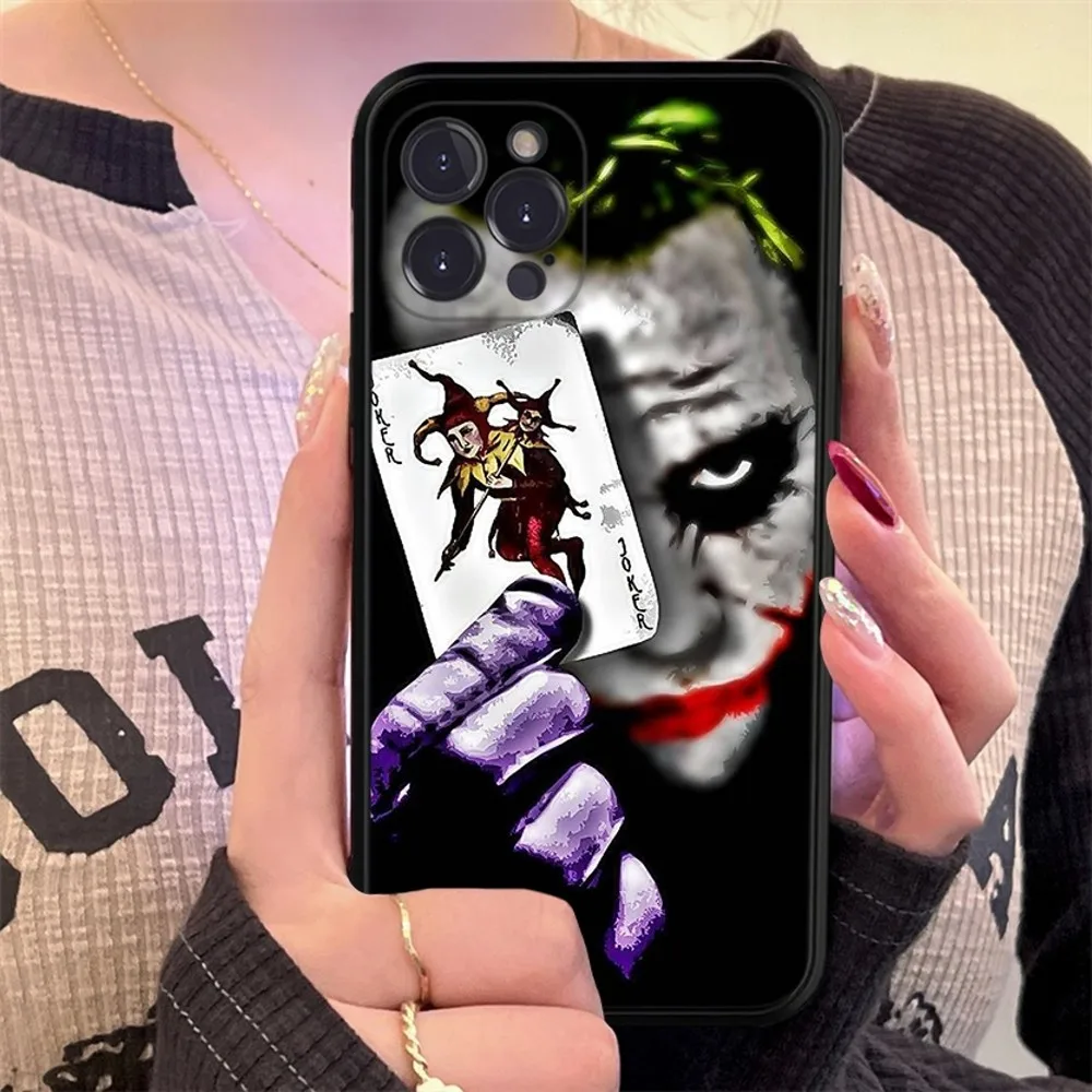 Alfombrilla de ratón de payaso m-film j-jokers para iPhone 15 14 11 12 13 Mini Pro XS Max, Funda 6 7 8 Plus X XR SE 2020