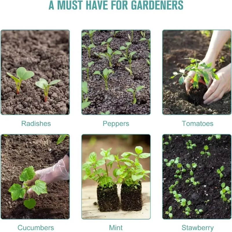 Seedling Pot,Seedling Germination,Seeder,LED Growth Light,Tray Box withTimer, AdjustableVentilation and Humidity