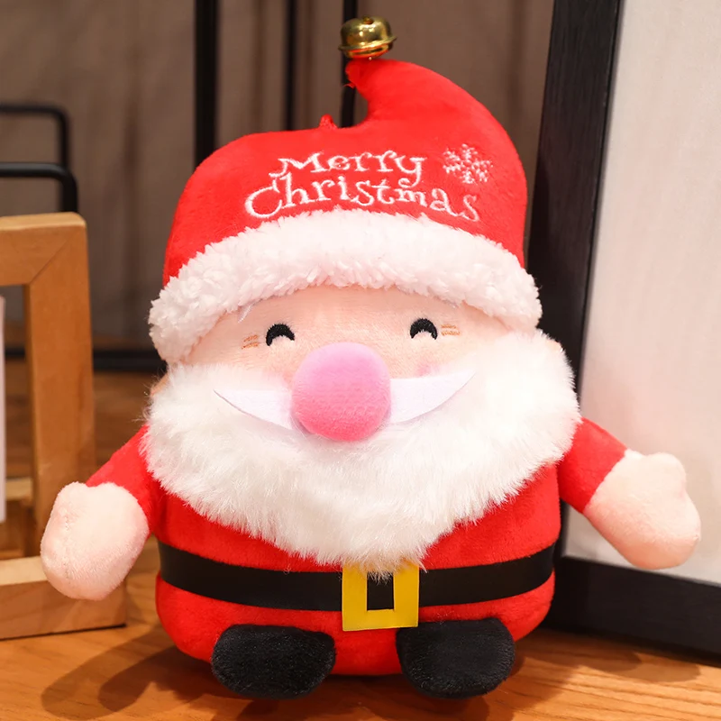 2024 Christmas Tree Santa Claus Elk Pillow Decoration Plush Doll Kids Girl Gifts Merry Christmas Decor for Home Xmas Ornaments