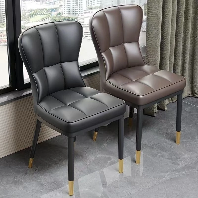 ライトラグジュアリーソフトパッケージダイニングチェア北欧スタイルレストランコーヒーショップホテルレジャー背もたれブックテーブルチェア