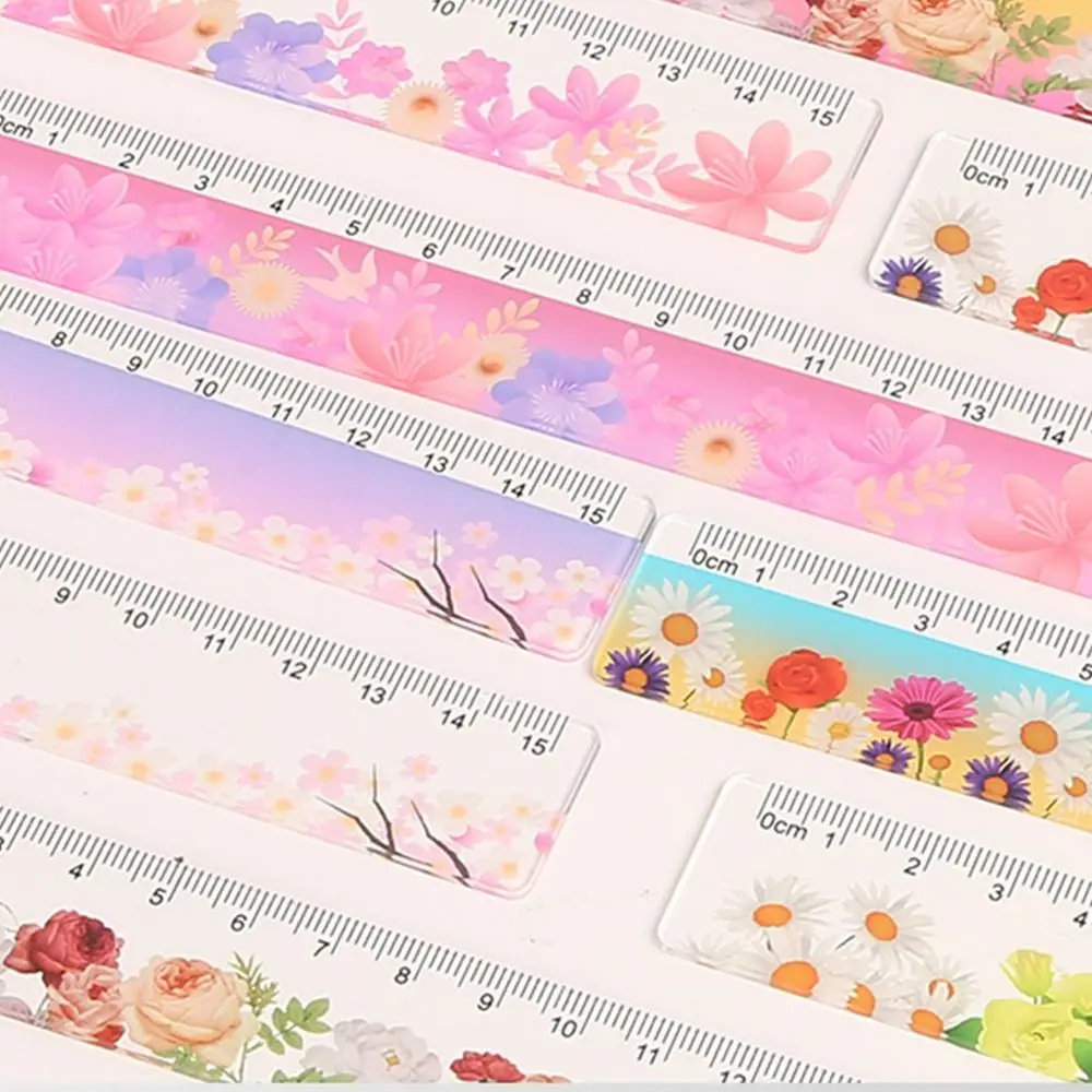 Modello Multu 15 cm Righello dritto Trasparente Divisione Matematica Disegno Righello Multifunzione Disegno Strumenti di disegno fai da te Scuola