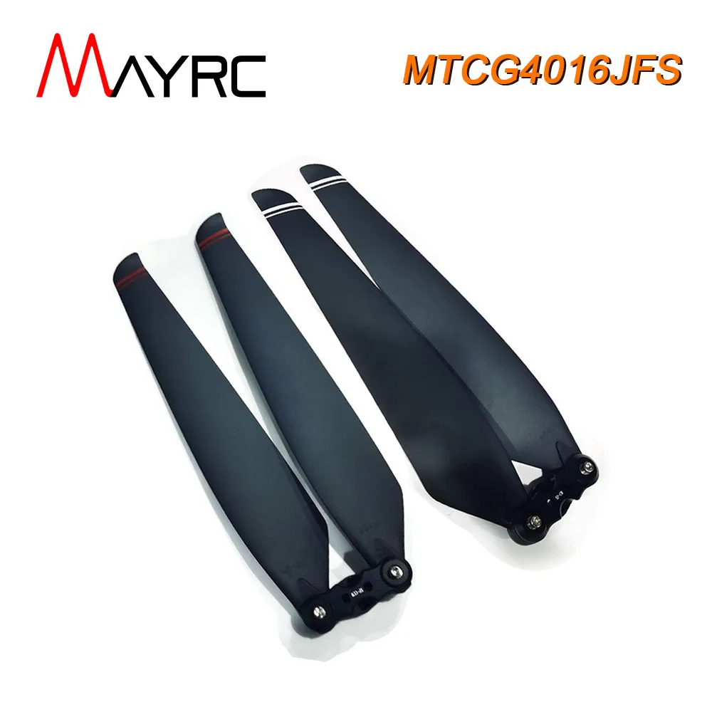 4 Blades MAYRC 40x16 Inch 12mm Paddle Aperture Folding Carbon Plastic Propeller for XP2020 Plant Protection UAV Agricultural