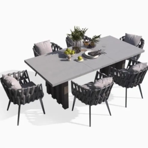 

Nordic Outdoor Table and Chair Patio Room Waterproof Sunscreen Garden Balcony Outdoor