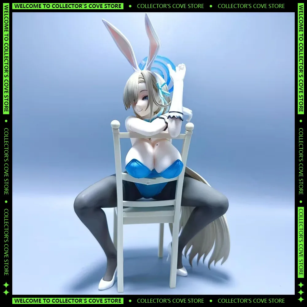 Anime Kawaii Coelho Menina Estatueta, Arquivo Azul, Ichinose Asuna, Adulto Collectible Modelo Boneca, Estátua de PVC, Ornamento