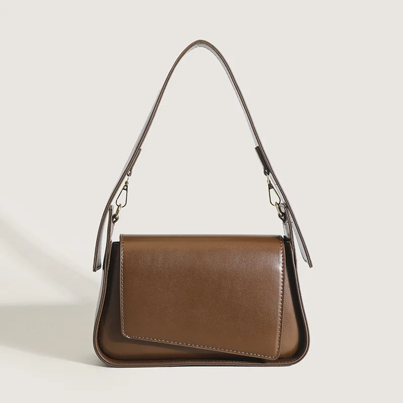 Summer Hand-Held Pu Casual Versatile Handbag Fashionable Women's Niche Bag Daily Commuting Armpit Women's Bag