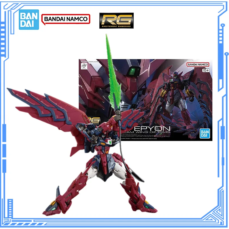 

Bandai Genuine Gundam Model Kit RG 1/144 OZ-13MS Gundam Epyon Action Figures Collection Assembly Model for Toys Christmas Gifts