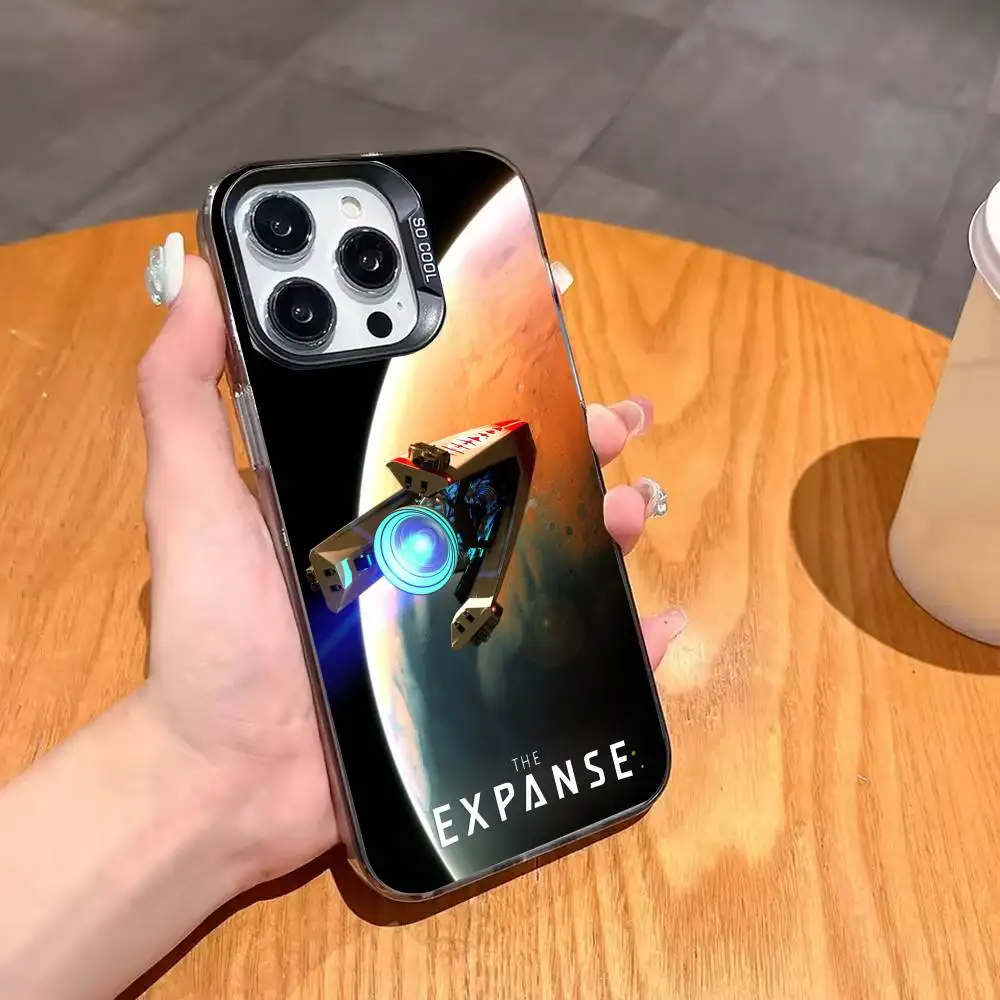حافظة هاتف The E-Expanse-es من الفيلم الكلاسيكي لهواتف iPhone 17,16,15,14,13,12,11 Plus، Pro Max، XS، حافظة هاتف فضية ملونة غطاء Funda #3