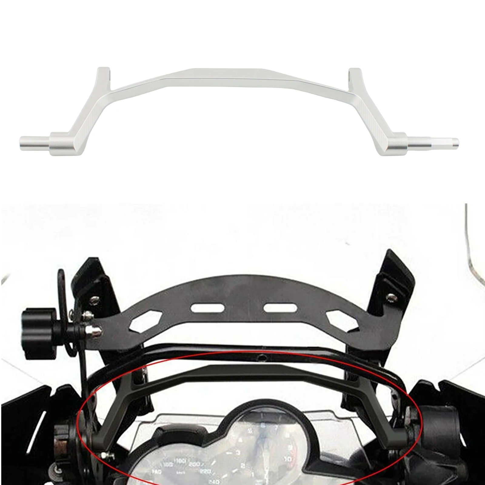 

Motorbike Windscreen Mount Holder Windshield Bracket Support For BMW R1250GS Adventure LC