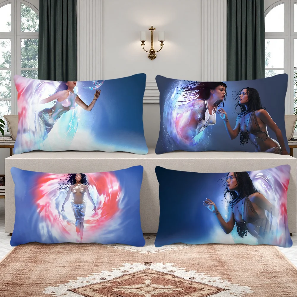 K-Katy Singer Perry Album Cover Rectangle Pillow Case Printing Bedside Sofa Room Home Decoration Pillowcase