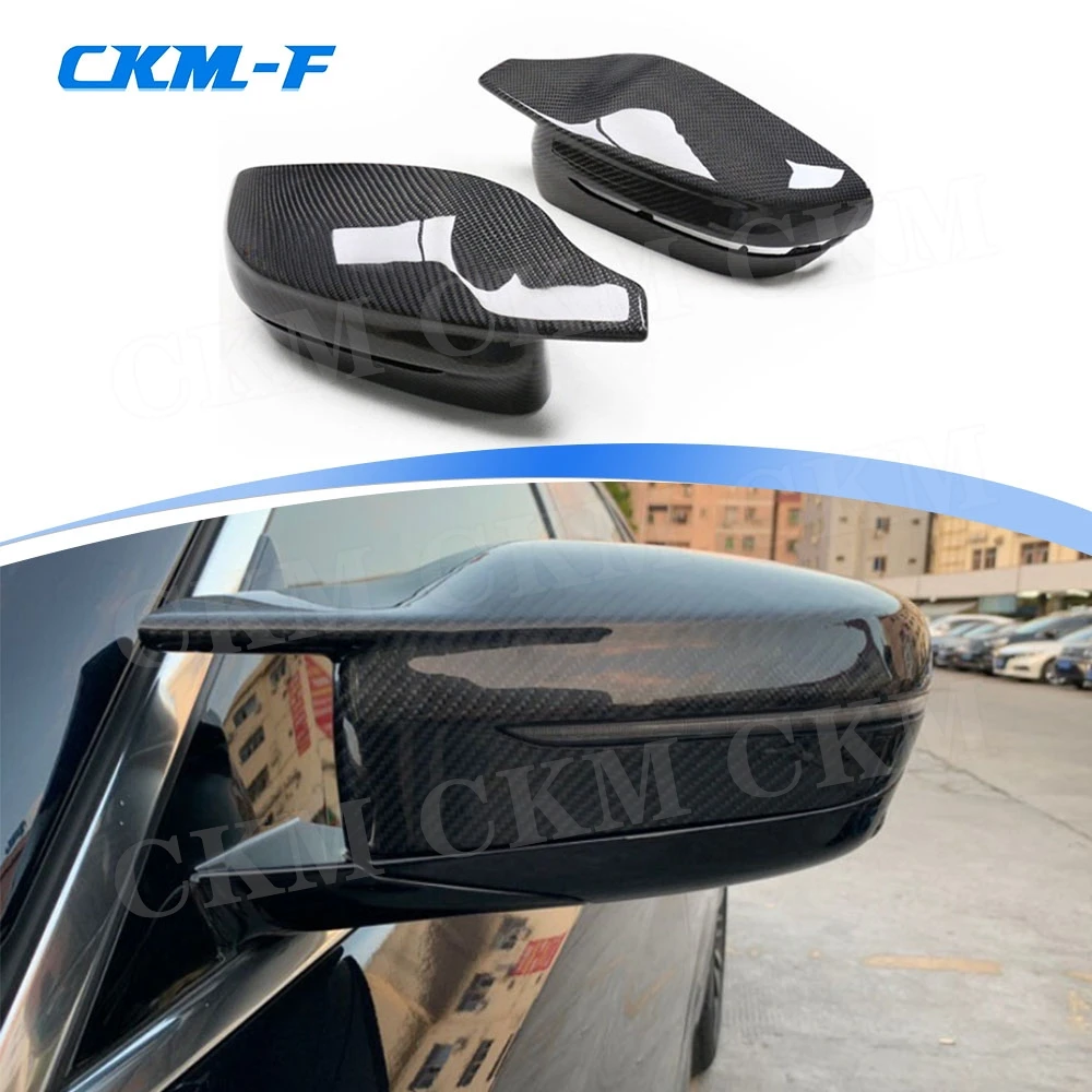 

M style Carbon Fiber Material Rearview Mirror Cover For BMW 3 5 6 7 8 Series G11 G12 G14 G15 G16 G20 G21 G30 G31 2020 UP