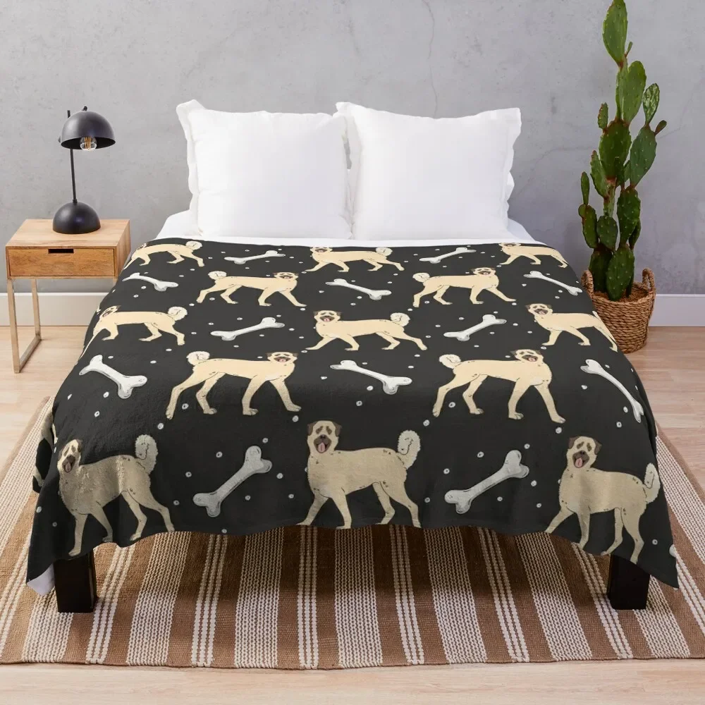 

Anatolian Shepherd Dog Throw Blanket Wrinkle Resistant Lightweight Blanket