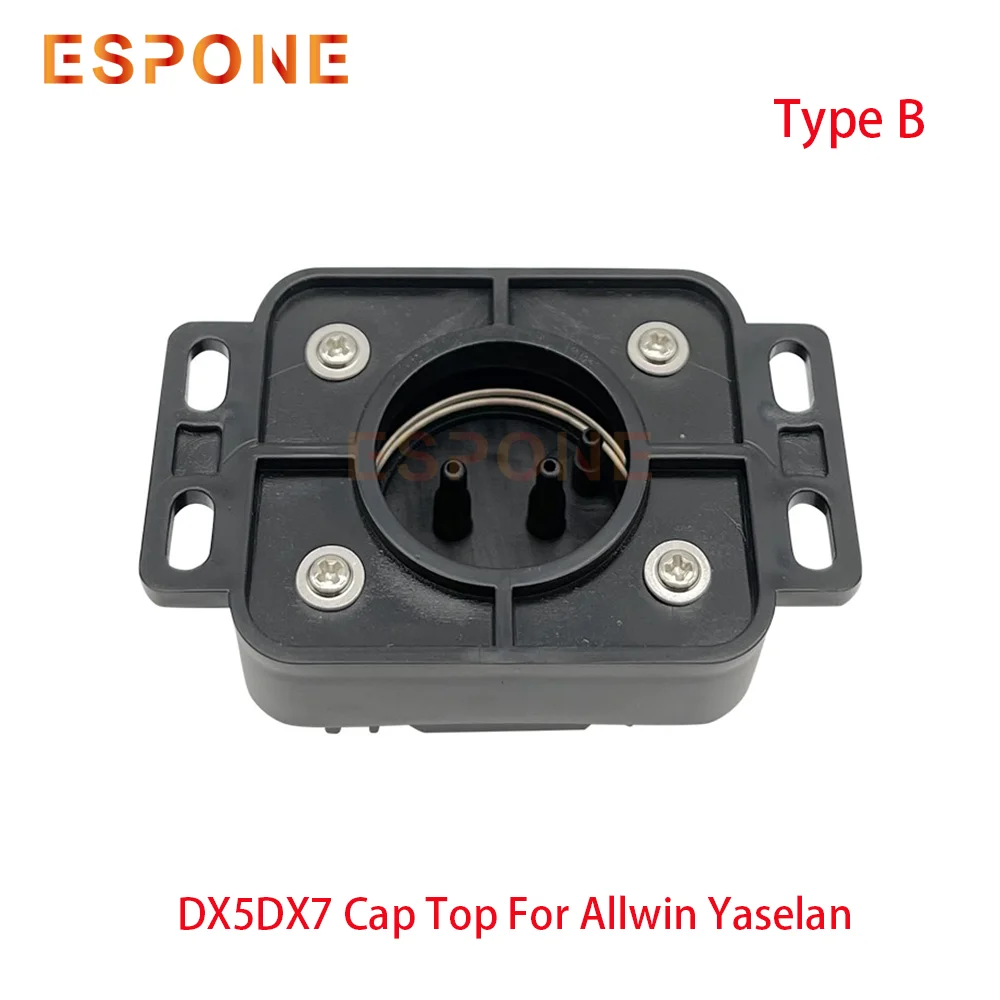 

Верхняя часть/станция для укупорки чернил ESPONE, 2 шт., для печатающей головки DX5/DX7 — подходит для плоттера Solvent Allwin Yaselan Eco (запасные части для принтера)