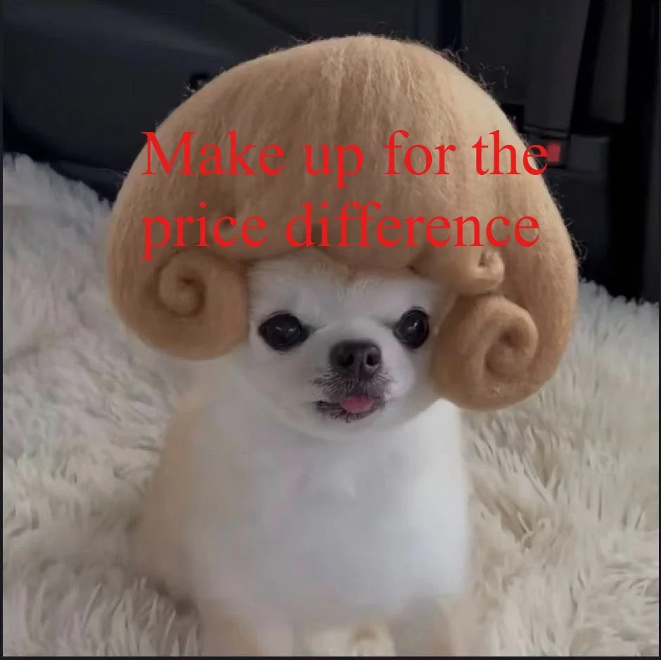 Make up for the price difference
