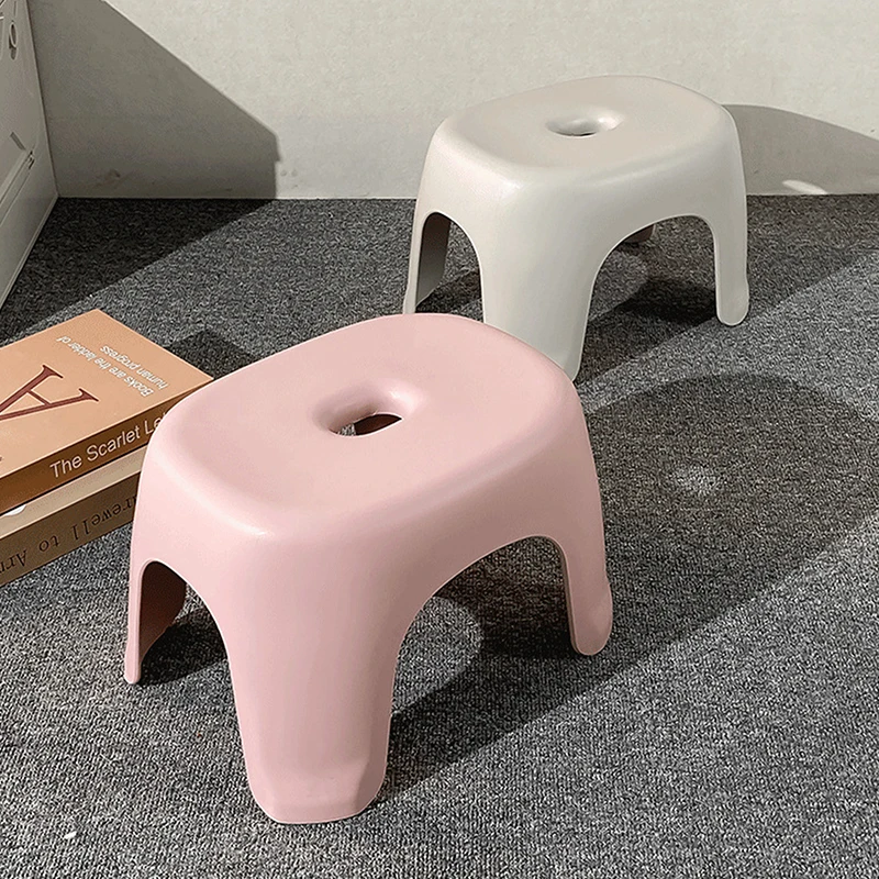 Bathroom Stools Shoe Stools Household Plastic Stool Thickened Stackable Small Benches Fishing Stool Children's Low Stool