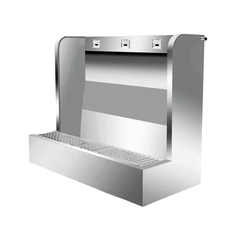 Stainless steel wall-mounted long strip school hospital shopping mall floor-to-ceiling urinal