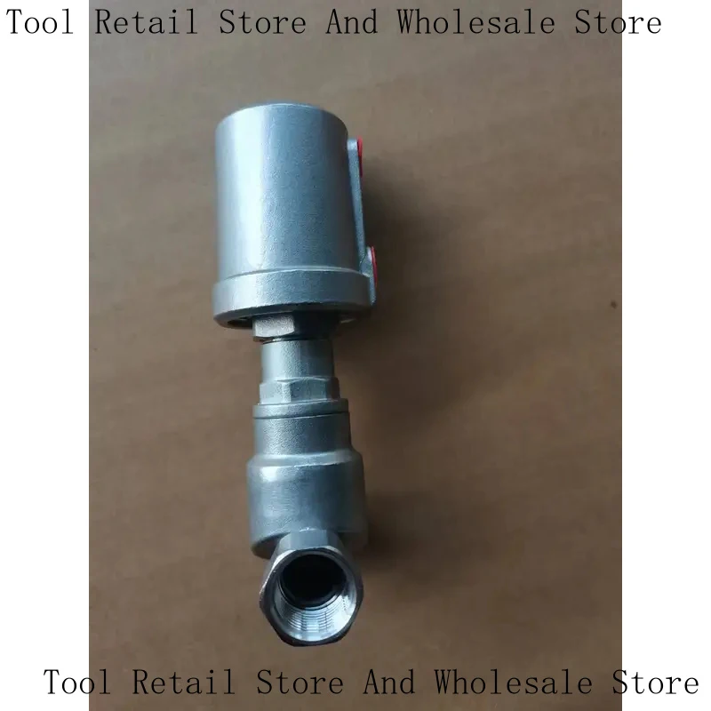 Brush Machine SUS Material DN15T Type Right- Threaded Angle Seat Corrosion-Resistant Pneumatic Glue Inlet Valve