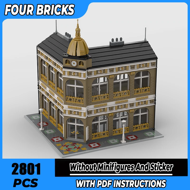 

Moc Building Blocks Gallery Technology Modular Bricks Model Gifts Christmas Toys DIY Sets Assembly！