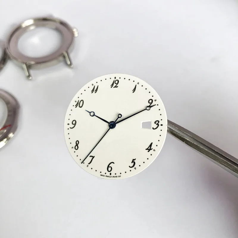Watch accessories, full set of cases, suitable for 9015 movement case, sapphire mirror stainless steel case, diameter 38mm