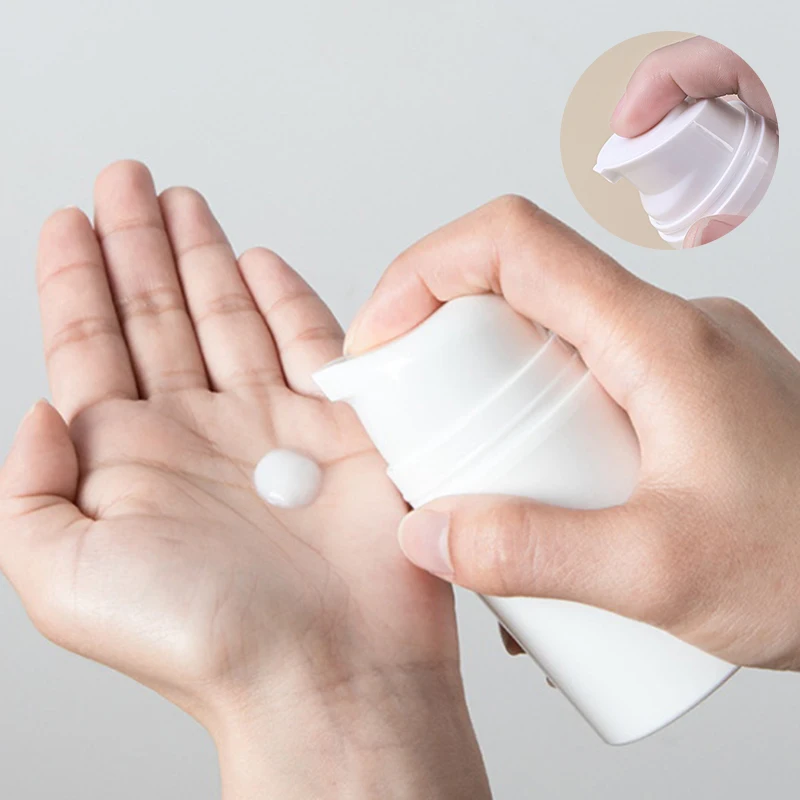 Mini-Airless-Pumpflaschen, 15/30/50 ml, Vakuum-Kosmetikbehälter für Lotion, Emulsion, Reise-Make-up – leere Flasche