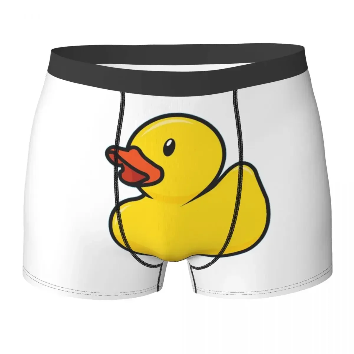 Boxer Underpants Shorts Rubber Duck Panties Men's Breathable Underwear For Homme Man Boyfriend Gift