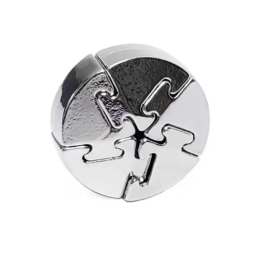 Impossible Puzzle Metal Brain Teaser IQ Test Toys Educational Mind Games Kids Adults Casse Tete Difficile Rompecabezas Metalico - Image 2