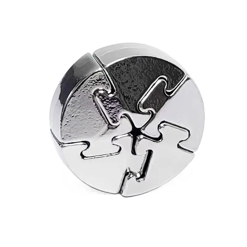 Impossible Puzzle Metal Brain Teaser IQ Test Toys Educational Mind Games Kids Adults Casse Tete Difficile Rompecabezas Metalico - Image 2