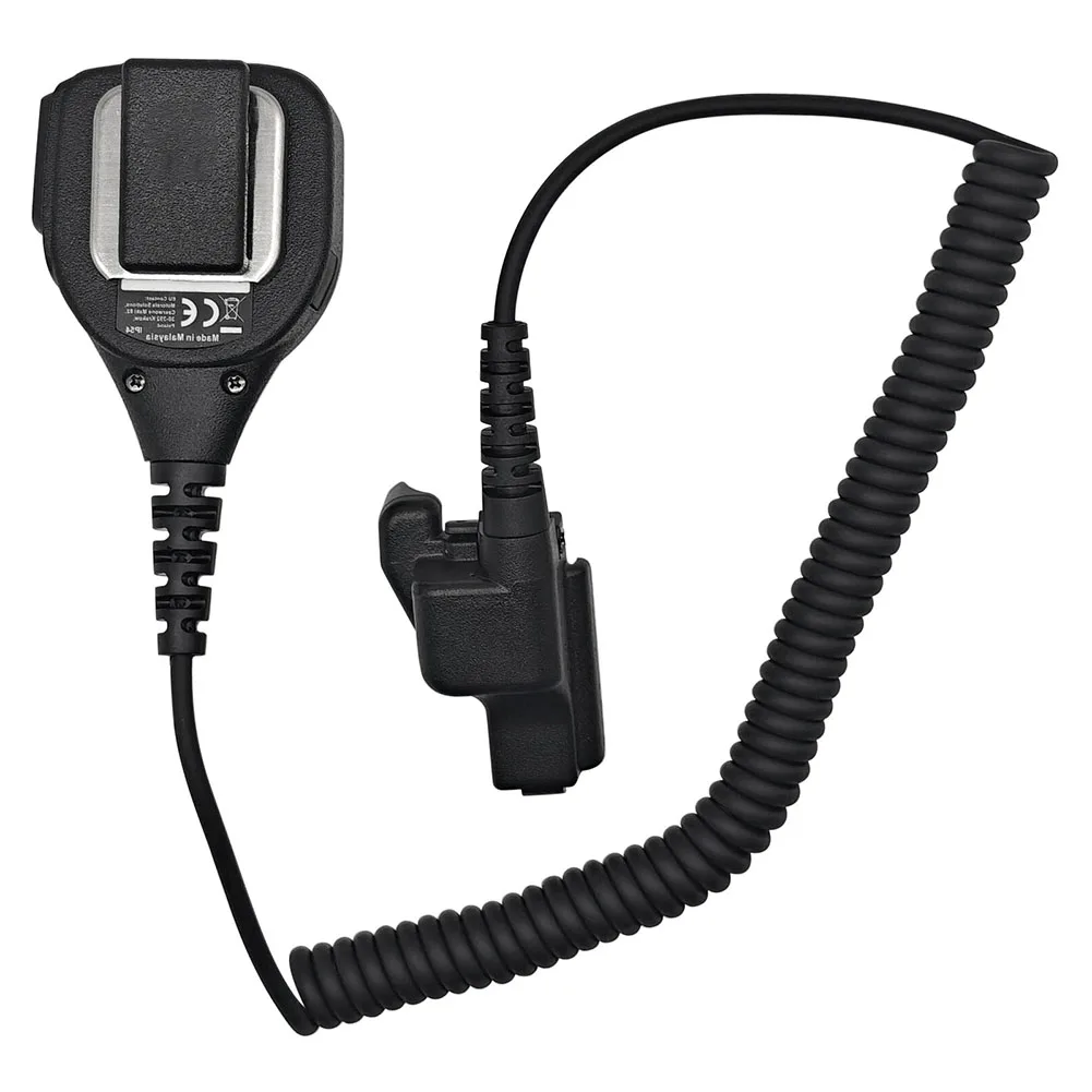 

Worksite-Ready Speaker Mic PMMN4051B for Motorola XTS5000 XTS3000 XTS2500 XTS1500 with Secure Back Clip and All-Day Wear Comfort