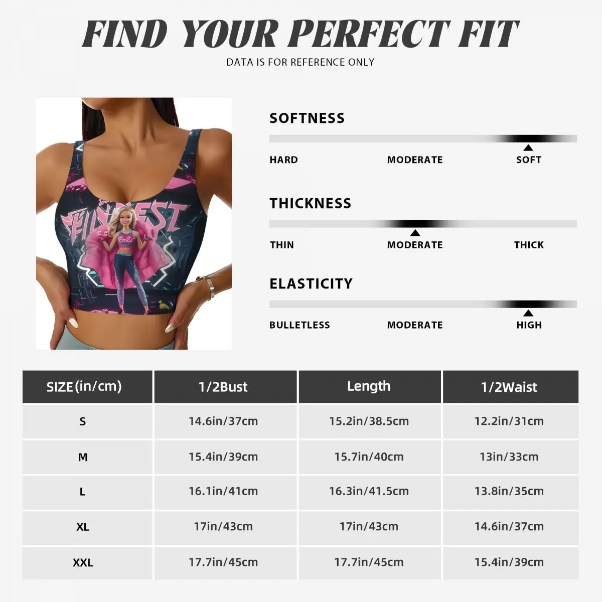 Fitness Barbie Barbell Gym Yoga Crop Tank Tops Pantalones cortos de entrenamiento Sujetador Fitness para mujer Trajes para correr