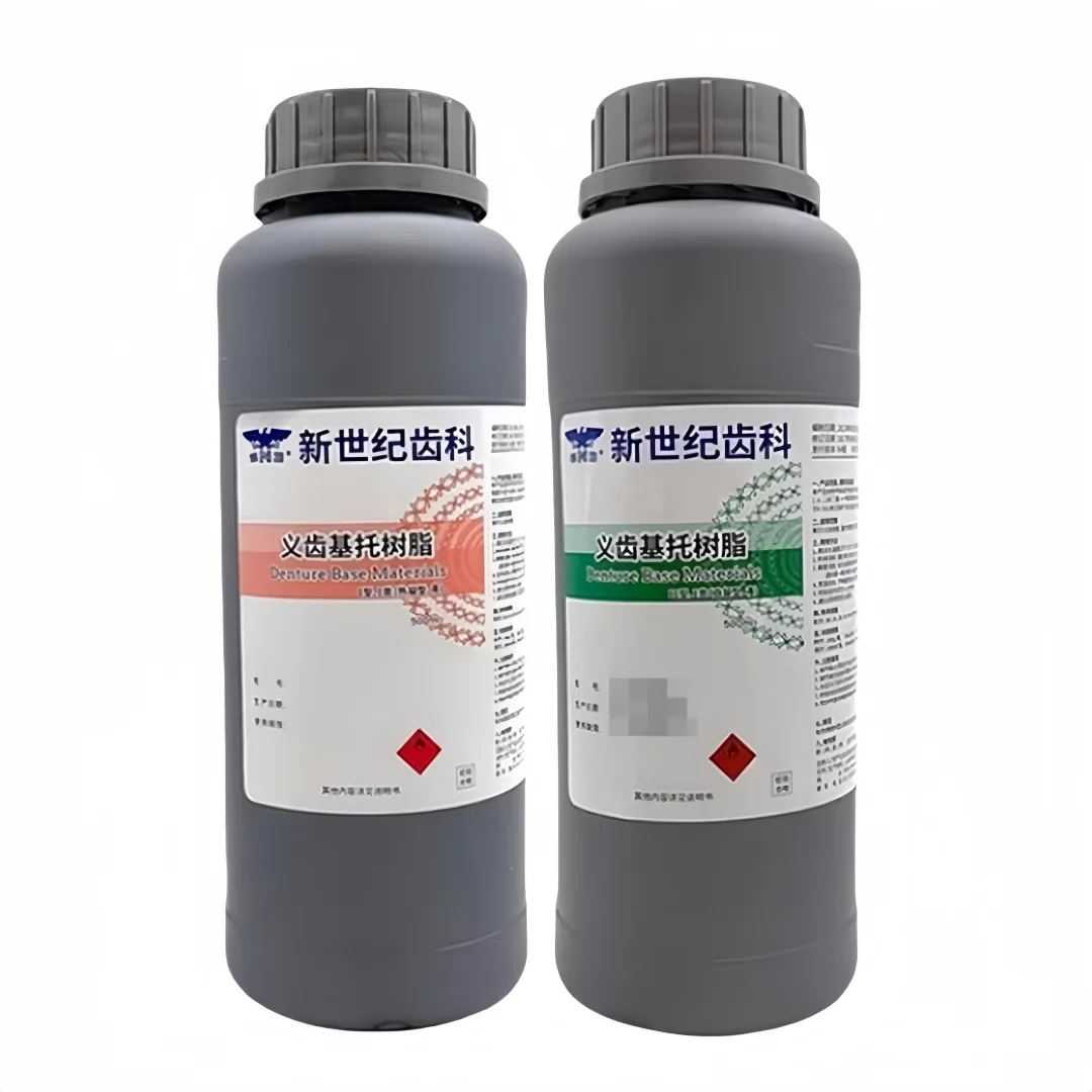 500ml Denture Base Resin Liquid Self-Curing & Heat-Curing Monomer for Denture Repair & Relining Dental Lab Acrylic Liquid
