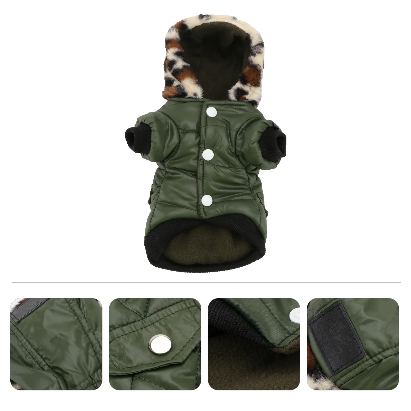 

for Dogs Outerwear Coat Puppy Warm Hoodie Cat Sweaters Jacket Cute Clothes Small Vest