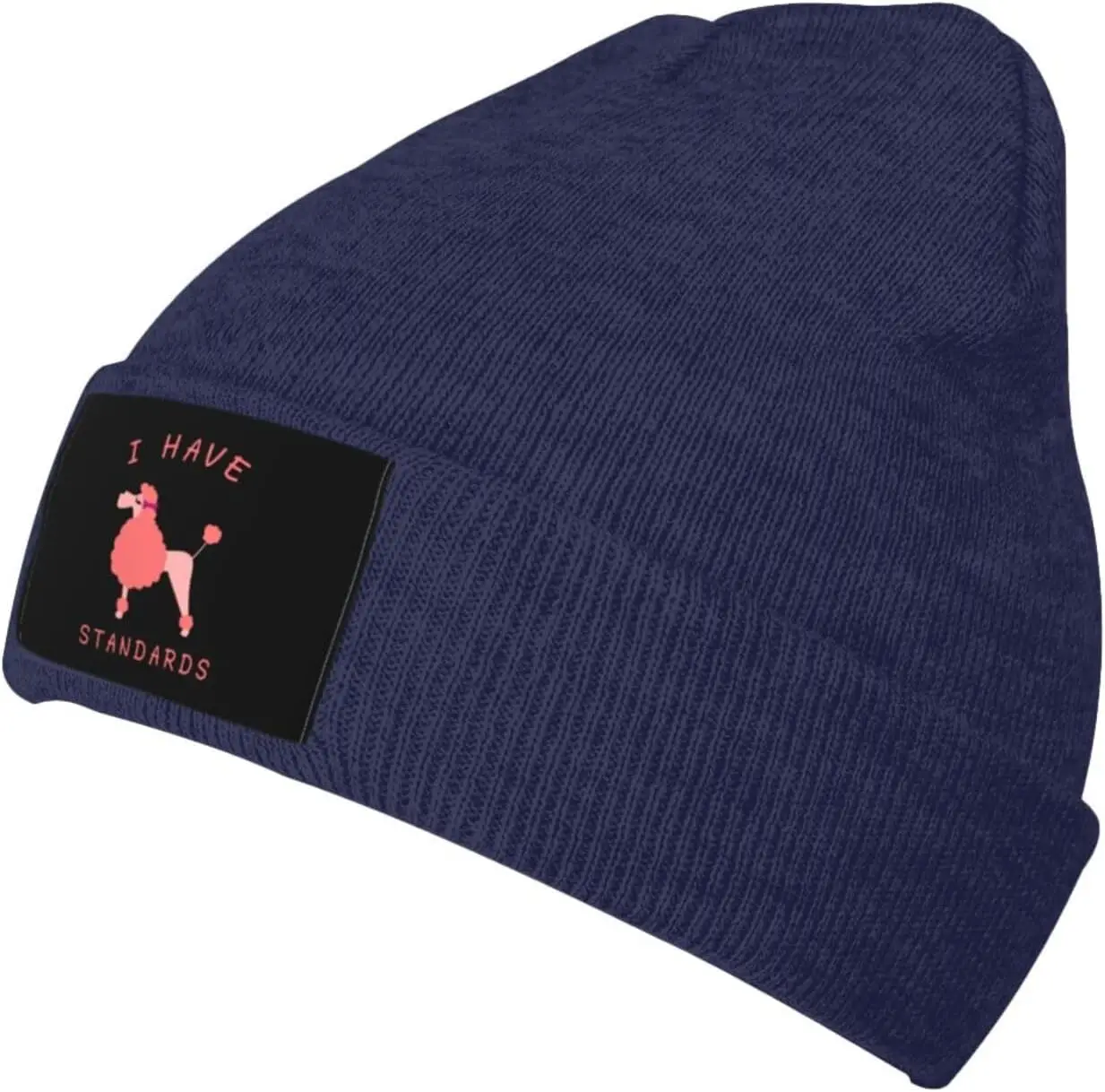 I Have Standards Poodle,Cuffed Beanie for Men Women Knit Skull Cap Warm Stocking Hats