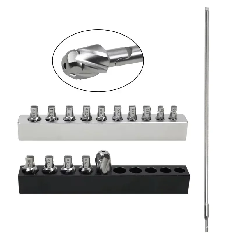 Greatlh 1 Set Di Alesatori Flessibili, Alesatore Staccabile, Strumento Per Unghie Intramidollare, Strumento Veterinario Ortopedico-image