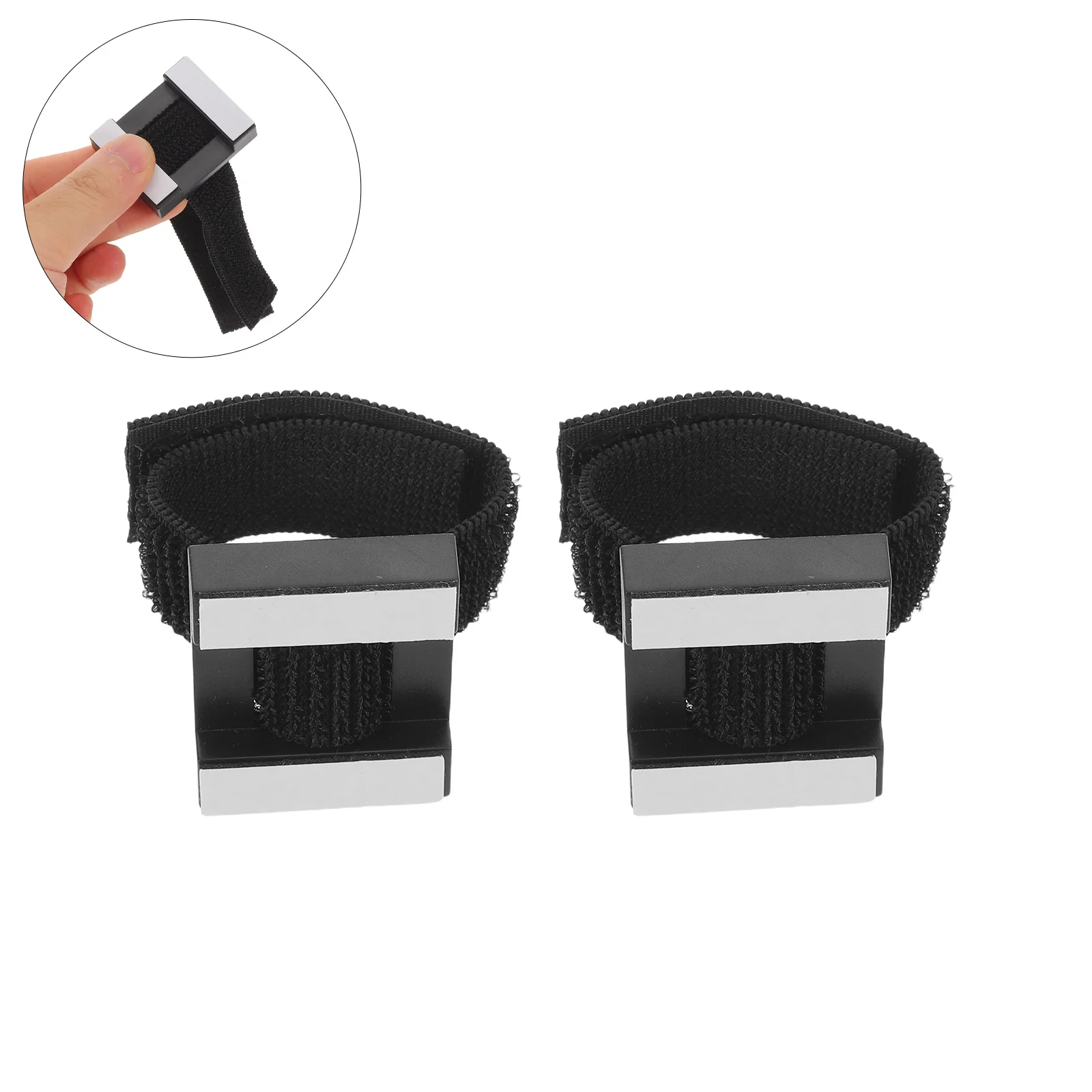 

5Pcs Wireless Microphone Clip Adjustable Mic Clamp Holder Touch Fastener Portable Mini Microphone Clip Mount for Interviews