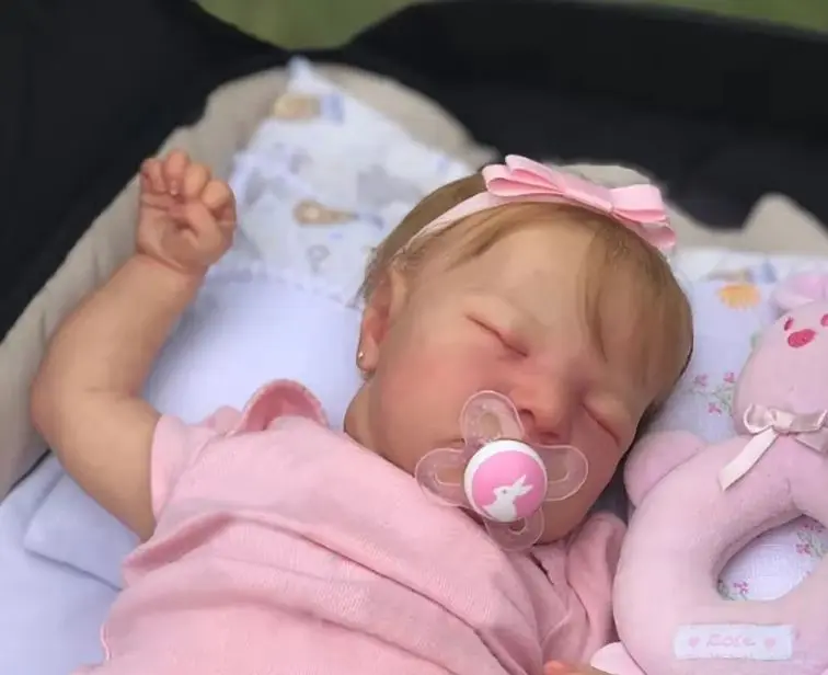 48CM Full Body Reborn Baby Dolls Newborn Levi with 3D Skin Multiple Layers Painting with Visible Veins Soft Touch Doll