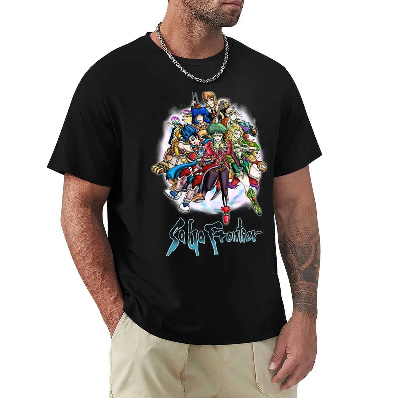 SaGa Frontier Heroes T-Shirt Lightweight Running Sports T-Shirt